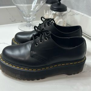 1461 SMOOTH LEATHER PLATFORM DR MARTENS